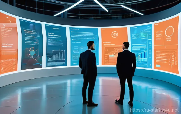 스타트업 마케팅 실무 교육 - **AI-Driven Personalized Marketing in Russia:** A sophisticated, high-tech image depicting a diverse...