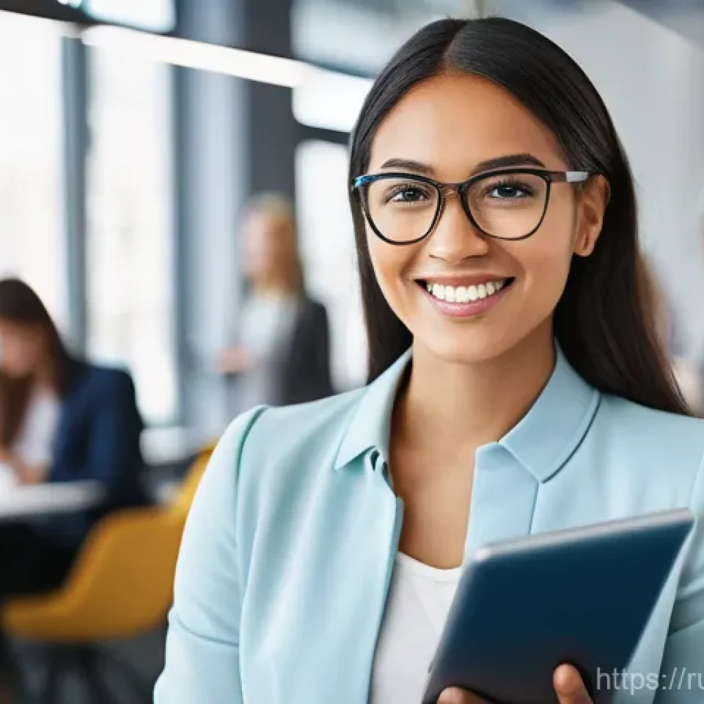 스타트업 마케팅 경력서 작성 - **Prompt:** A vibrant, dynamic image of a confident, enthusiastic young female marketing professiona...